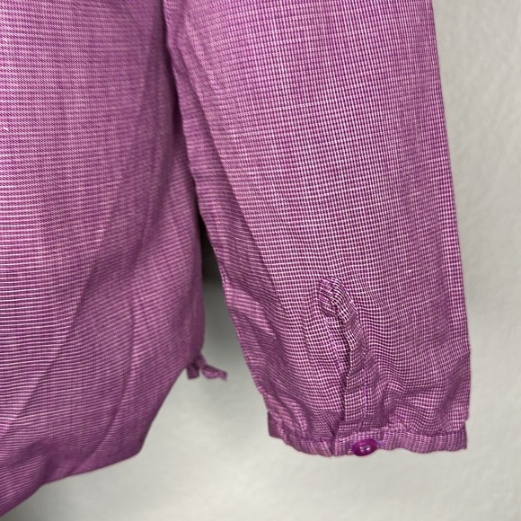 Exofficio Women’s Kutula Tunic Purple Button Down with Insect Shield Small 4-6 - Picture 8 of 12